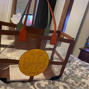 Tory Burch
Women's Ella Clear Quadrant Tote Bag